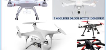 Migliori droni sotto i 300 euro: guida all’acquisto